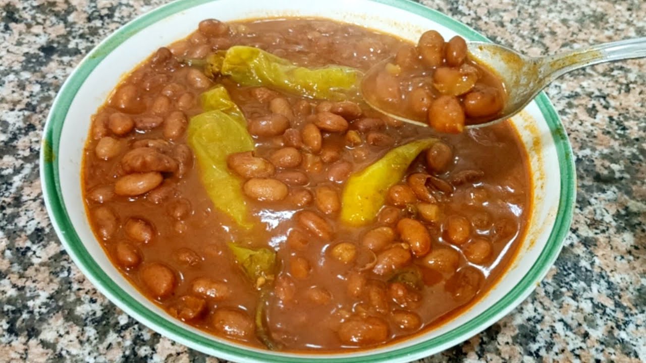 لوبيا حمراء يابسة بدون لحوم ماشمختها مارنختها من المحل للطنجرة وطيب طرية