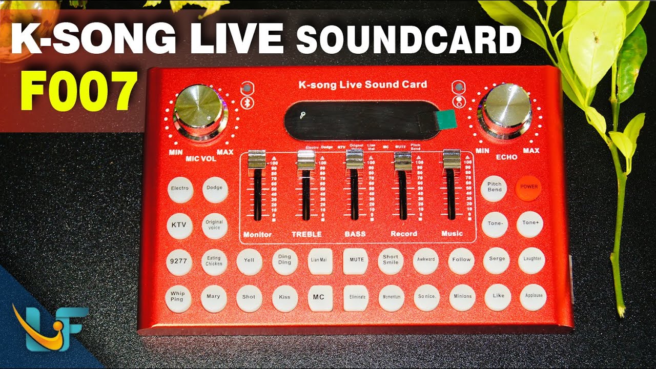 K Song Live Sound Card F007 Audio Test
