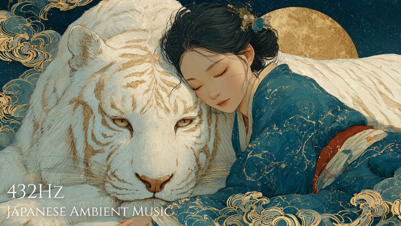 Японская эмбиент-музыка｜432Hz｜Музыка для исцеления и сна — Нежный хранитель, глубокий сон