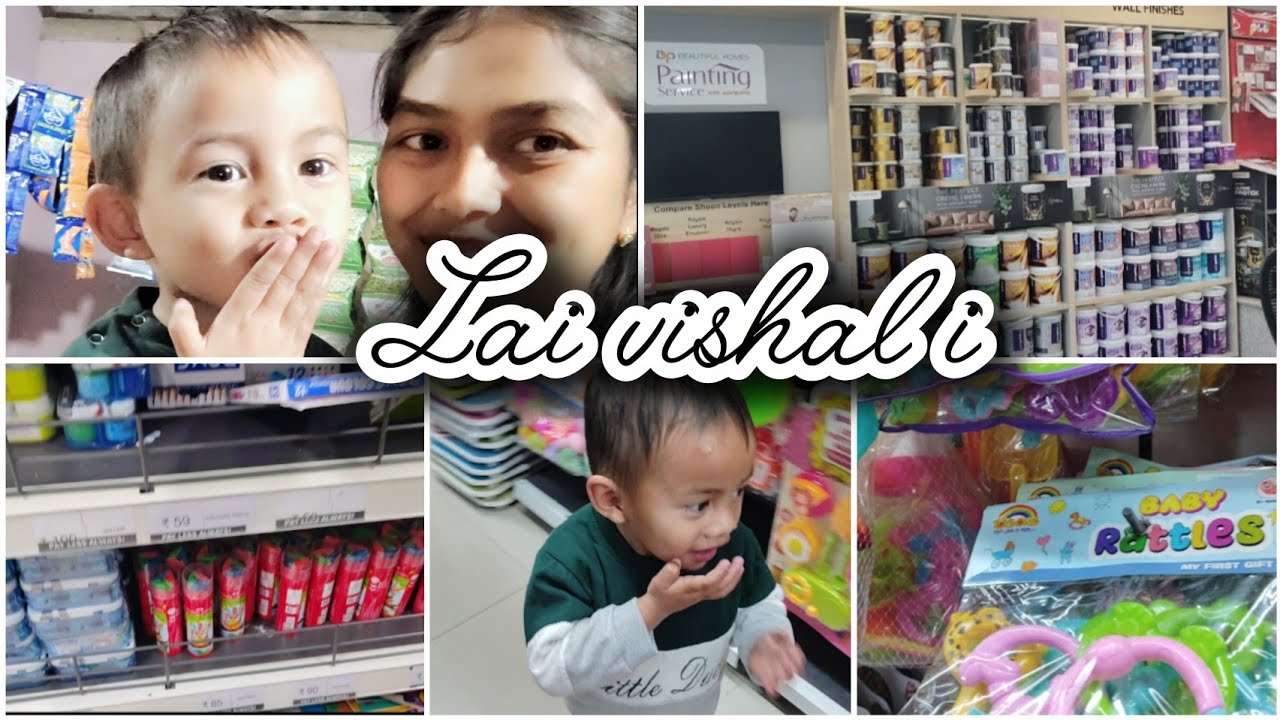 Paint shopping+vishal visit vlogs 🛒🛍️ | Jowai 