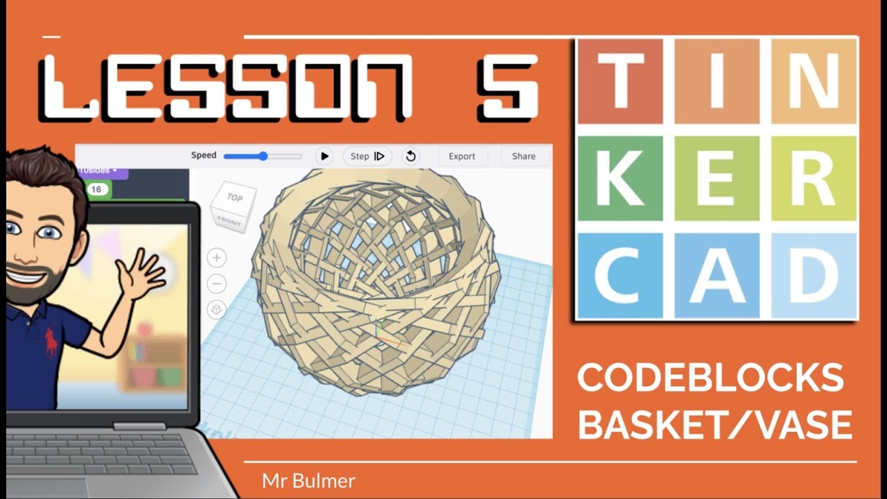 TINKERCAD - УРОК 5 - Использование циклов в блоках кода для сложных объектов
