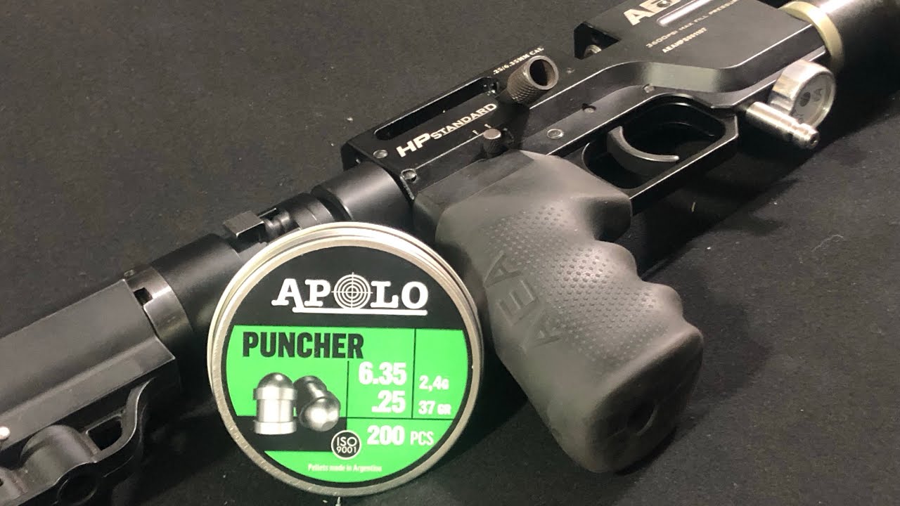 Prueba de agrupación balín puncher Apolo de 37 grs ,AEA HP Standar ( Potencia modificada )parte1