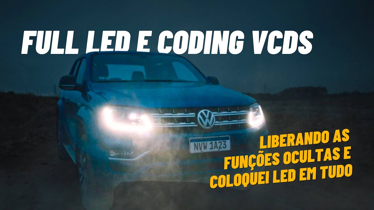 Amarok V6 com Coding VCDS e Full LED Veja o Resultado!