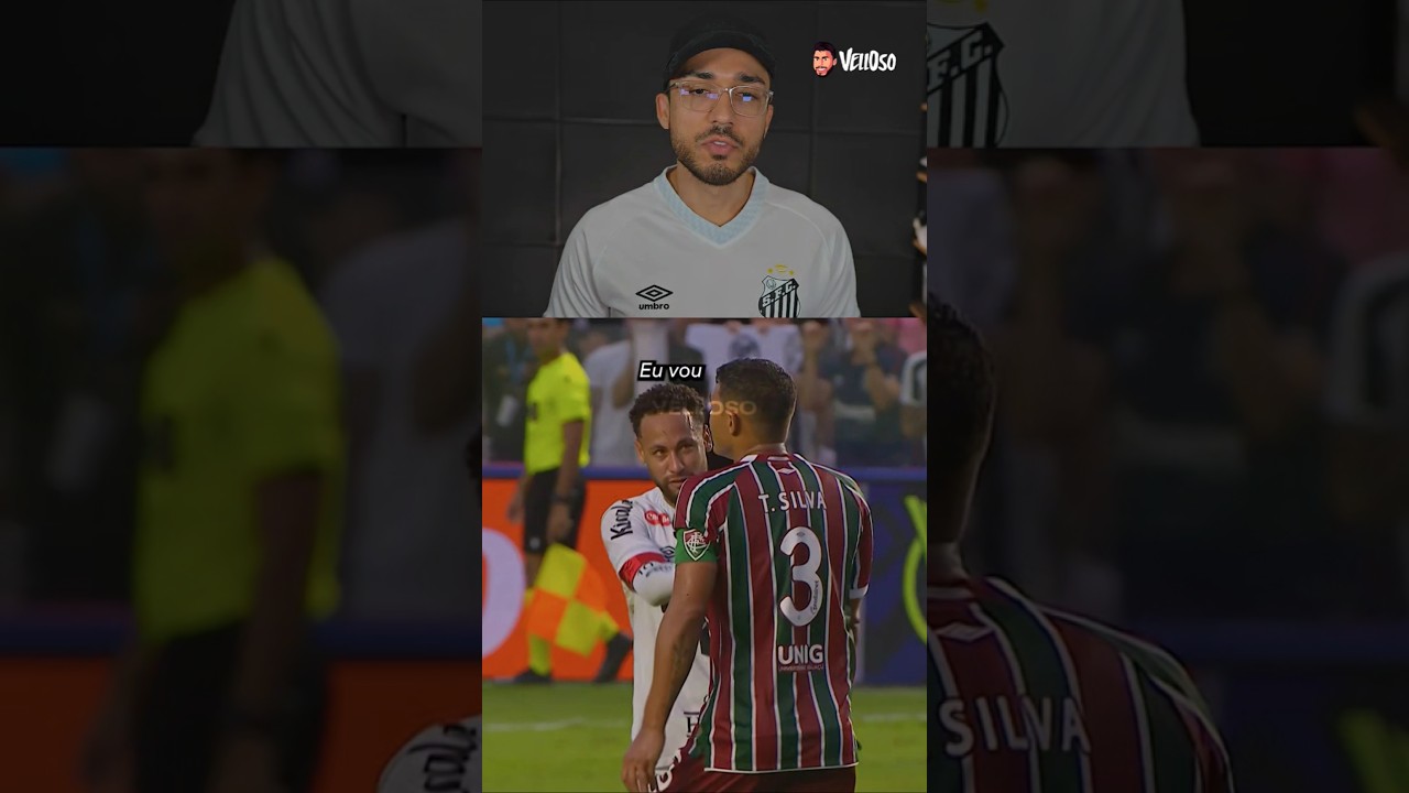 Leitura labial do Neymar x Thiago Silva e Ganso no jogo do Santos x Fluminense!