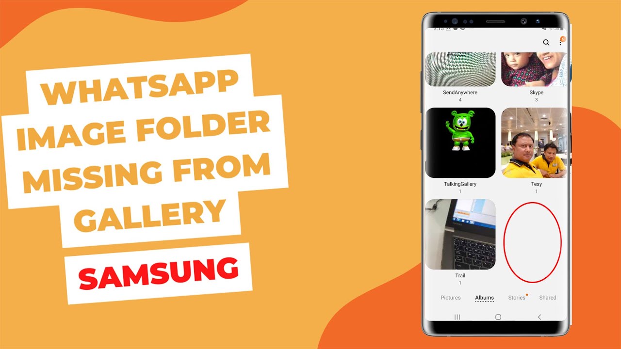 How to Fix if WhatsApp Image Folder is not showing  in gallery of Samsung Device