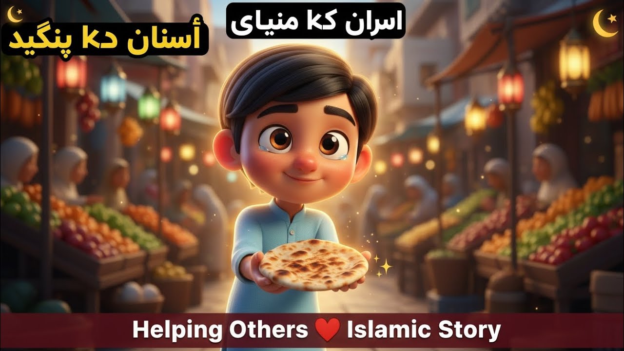 Ayaan Aur Naiki Ka Bazaar 🌙 | Helping Others Story  Islamic Kids Animation Urdu