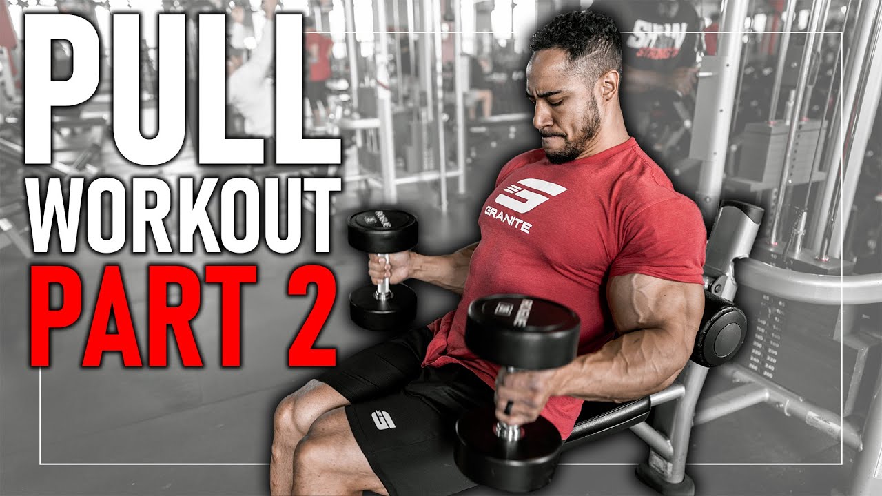 Olympian Pull Workout Part 2 | Biceps | Back | Rear Delts