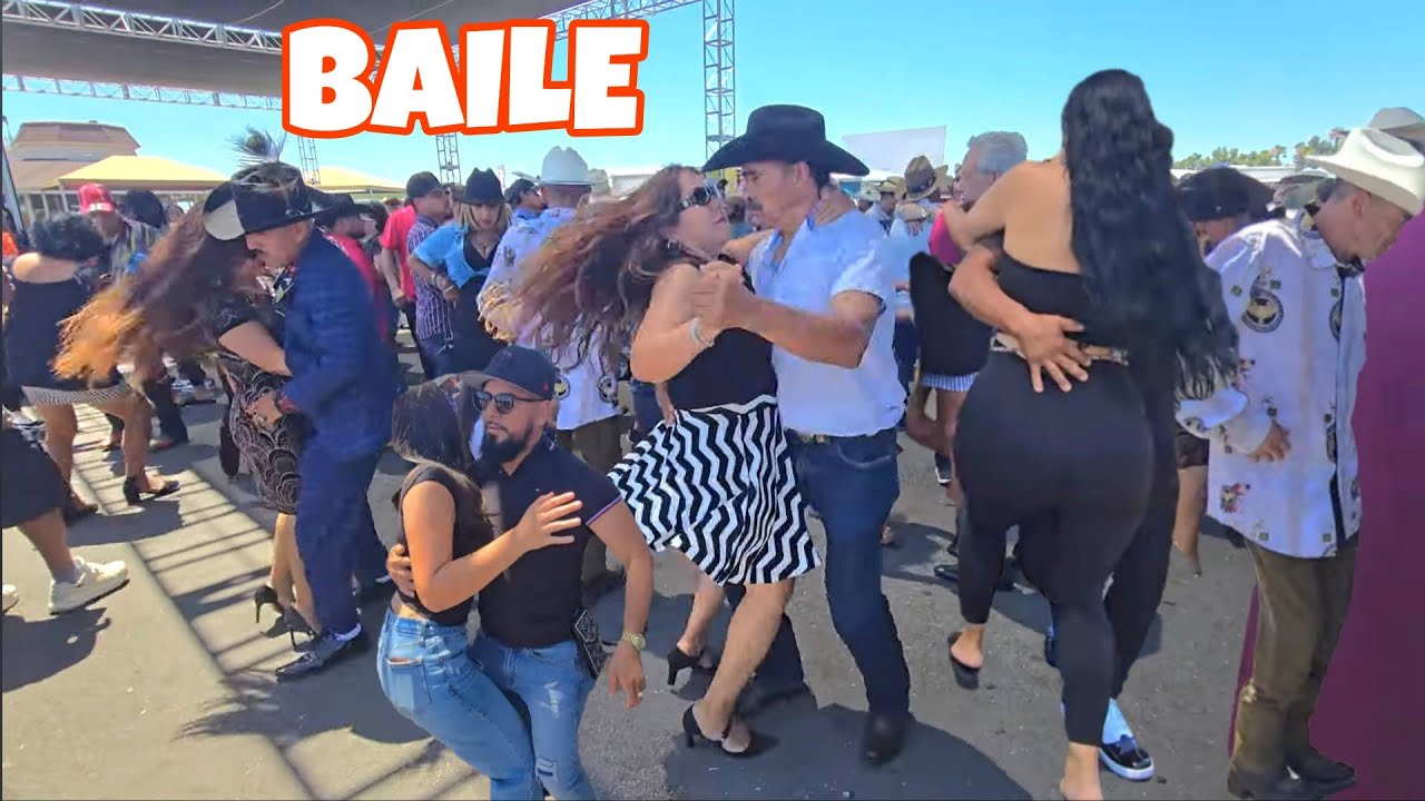 BAILE EN PARAMOUNT SWAPMEET NORTEN̈O la pulga 4k 2026🕺💃🎸🎼🇲🇽