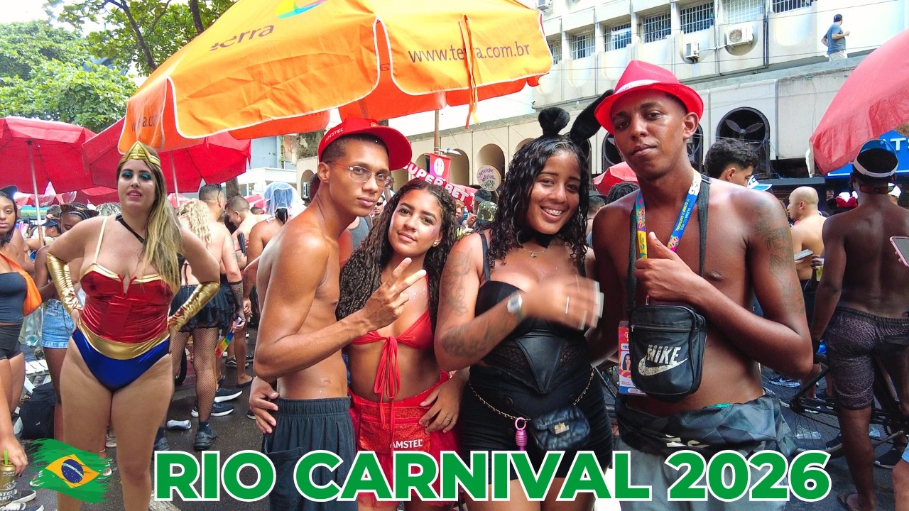 🇧🇷 Rio Carnival 2026 | Wild Street Party in Ipanema