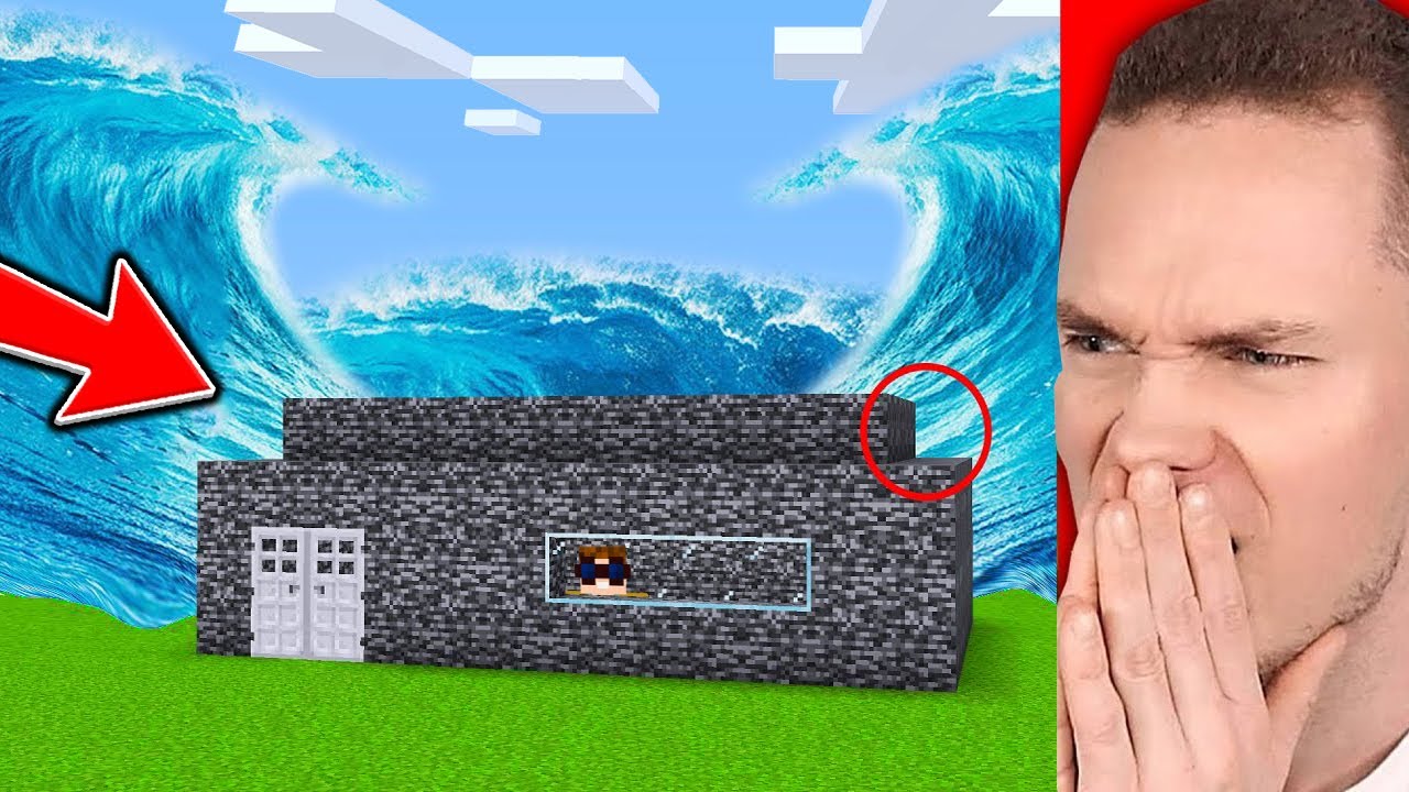 SICHERSTE BASIS vs. TSUNAMI NATURKATASTROPHEN 🌊 (Minecraft)