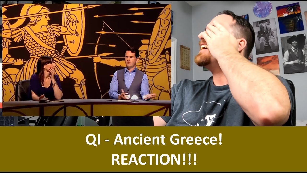 American Reacts QI - Greece! Funny and Interesting Trivia REACTION
