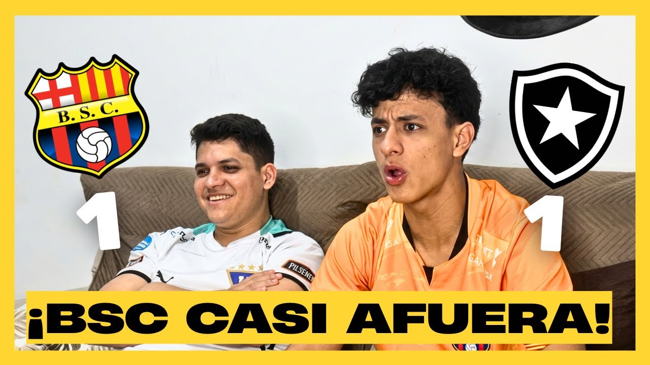 A UN PIÉ DE QUEDAR AFUERA | BSC 1-1 BOTAFOGO | PRE LIBERTADORES 2026 | REACT