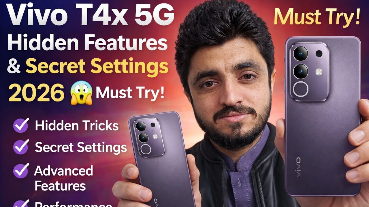 Vivo T4x 5G Top Hidden Features & Tips 🔥 Best Secret Settings 2026 | Vivo T4x Tricks