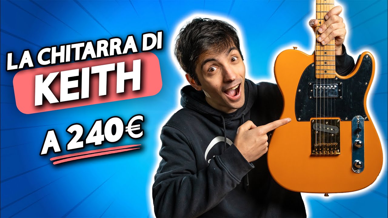 La CHITARRA di KEITH RICHARDS ma è una Harley Benton! 🎸 [240€]