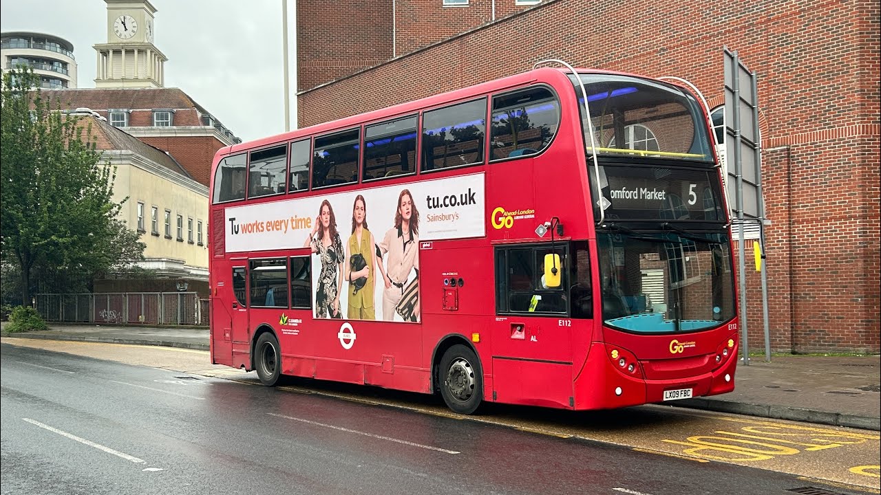 Kickdowns! Go-Ahead London E400 Trident E112 (LX09 FBC) ragged on the 5