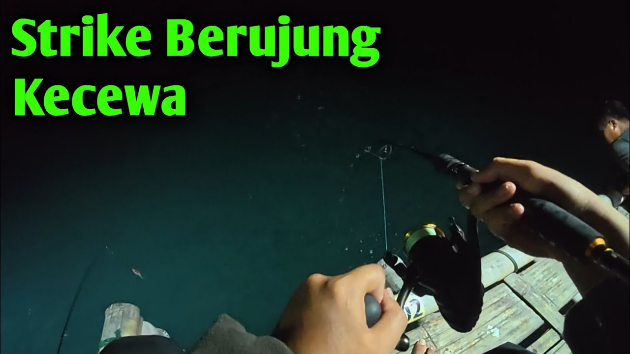 Mancing di Bagan Apung Pelabuhan Ratu Saat Cuaca Labil
