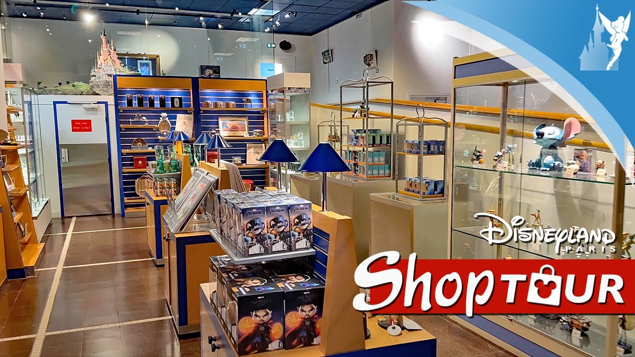 👜  Disneyland Paris SHOP TOUR | Disney Gallery in Disney Village February 2024