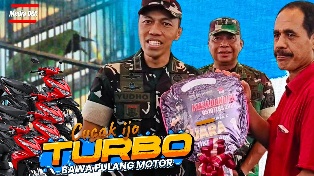 PIALA DANDIM  HIGHLAND STADIUM‼️CUCAK IJO TURBO BAWA PULANG MOTOR KE 8 (Uda bumbu bekasi) 