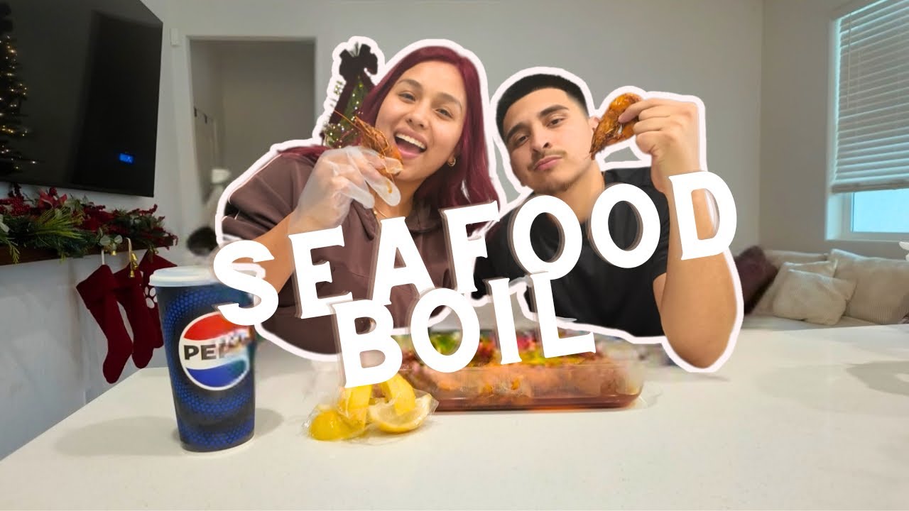 EATING SEAFOOD WITHOUT THE KIDS 👀😂 | VLOGMAS DAY 23 🎅🏼