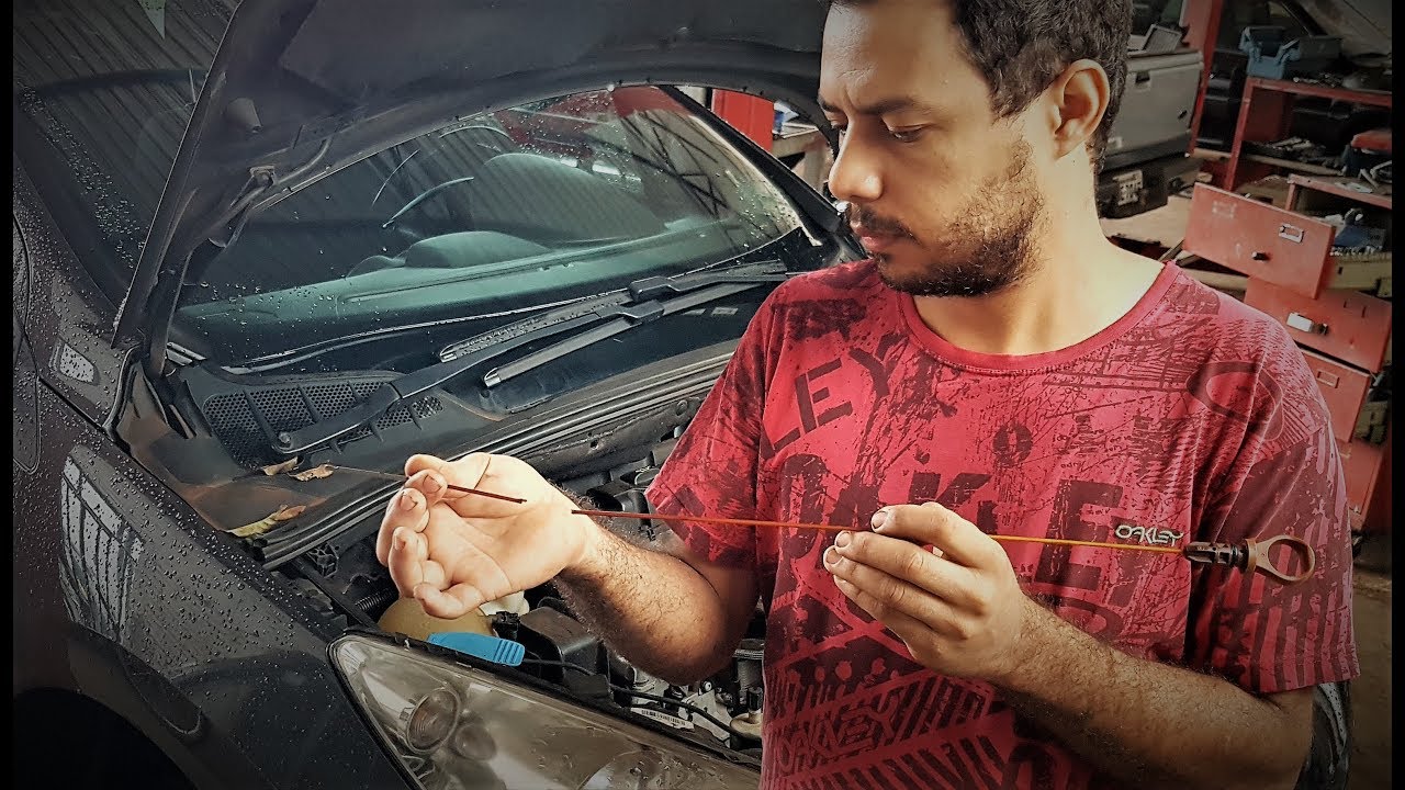 Vareta do óleo quebrou dentro do motor. Peugeot 408