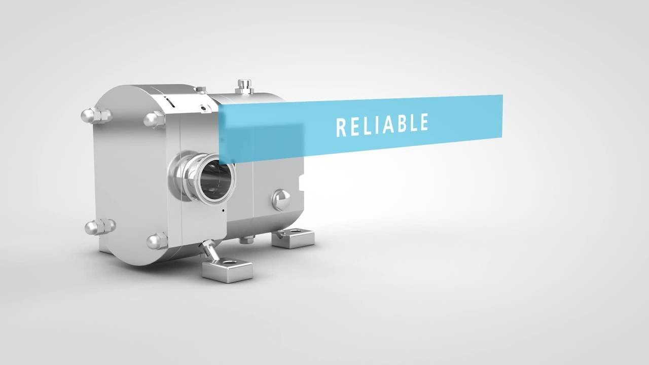 GEA Hilge NOVALOBE Hygienic Pump Animation