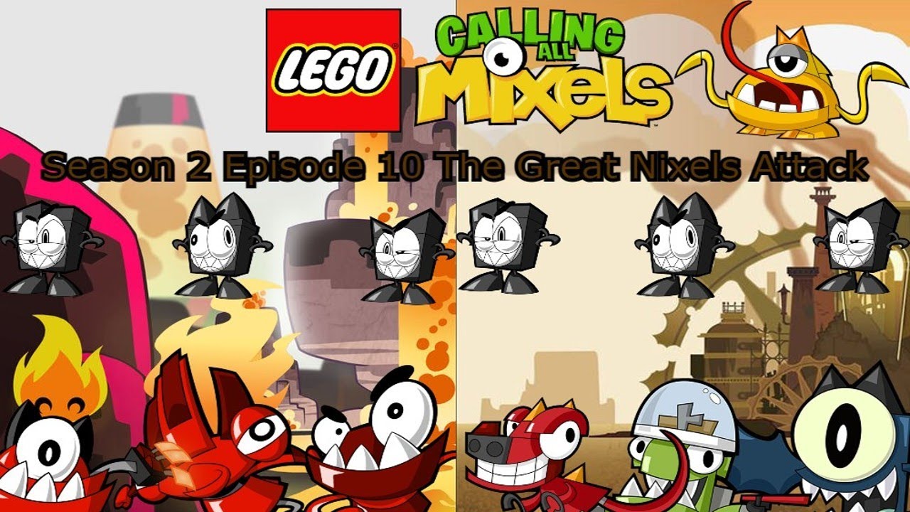 Lego Calling All Mixels S2 Ep10 The Great Nixels Attack (Stop Motion)