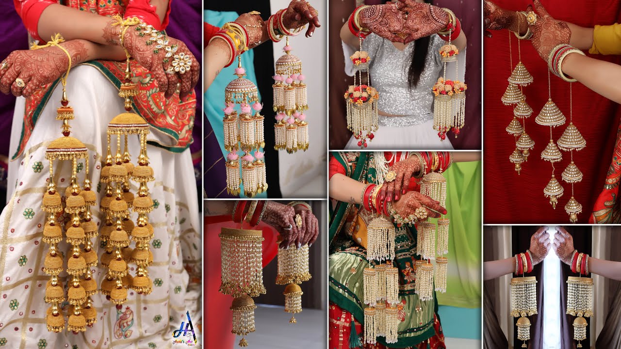 Beautiful Indian Jewelry... From Treaditional To Modern Times! DiY Jhumka Bangle/Kalire