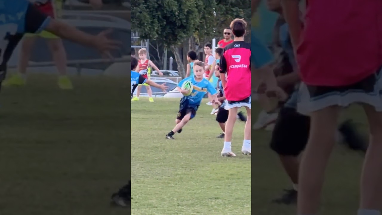 2nd Ever Touch Try 🏉 #footy #kids #touchfooty #touchfootball #touchrugby