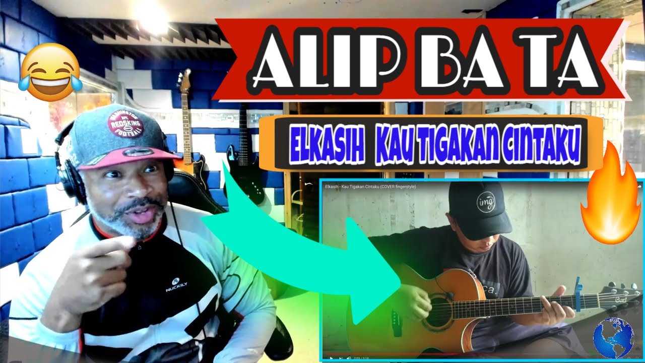Alip Ba Ta   Elkasih   Kau Tigakan Cintaku (COVER fingerstyle) - Producer Reaction