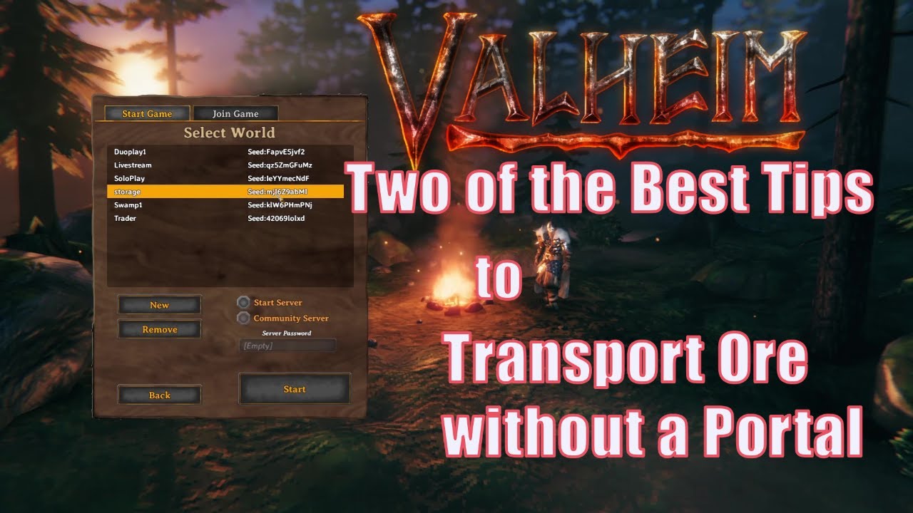 Valheim The Two Best Tips for Transporting Ore without a Portal
