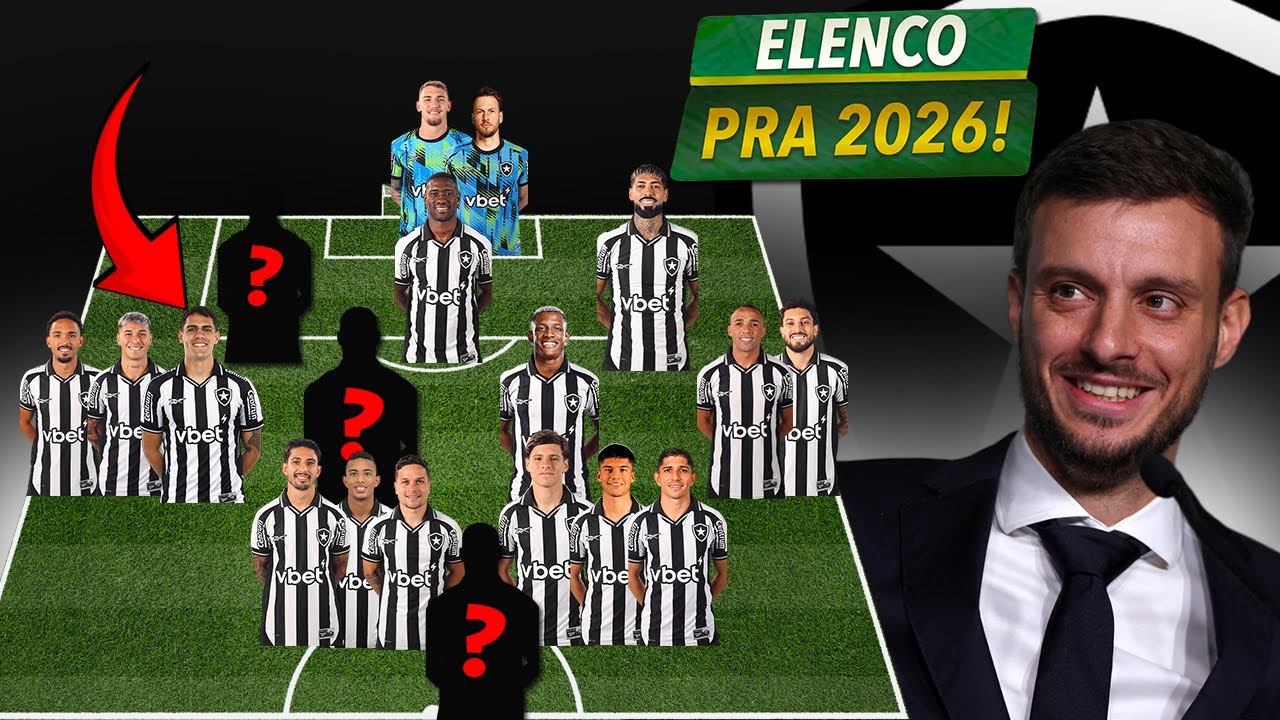 VEJA COM ESTA FICANDO O ELENCO DO BOTAFOGO DE ANSELMI PRA 2026!