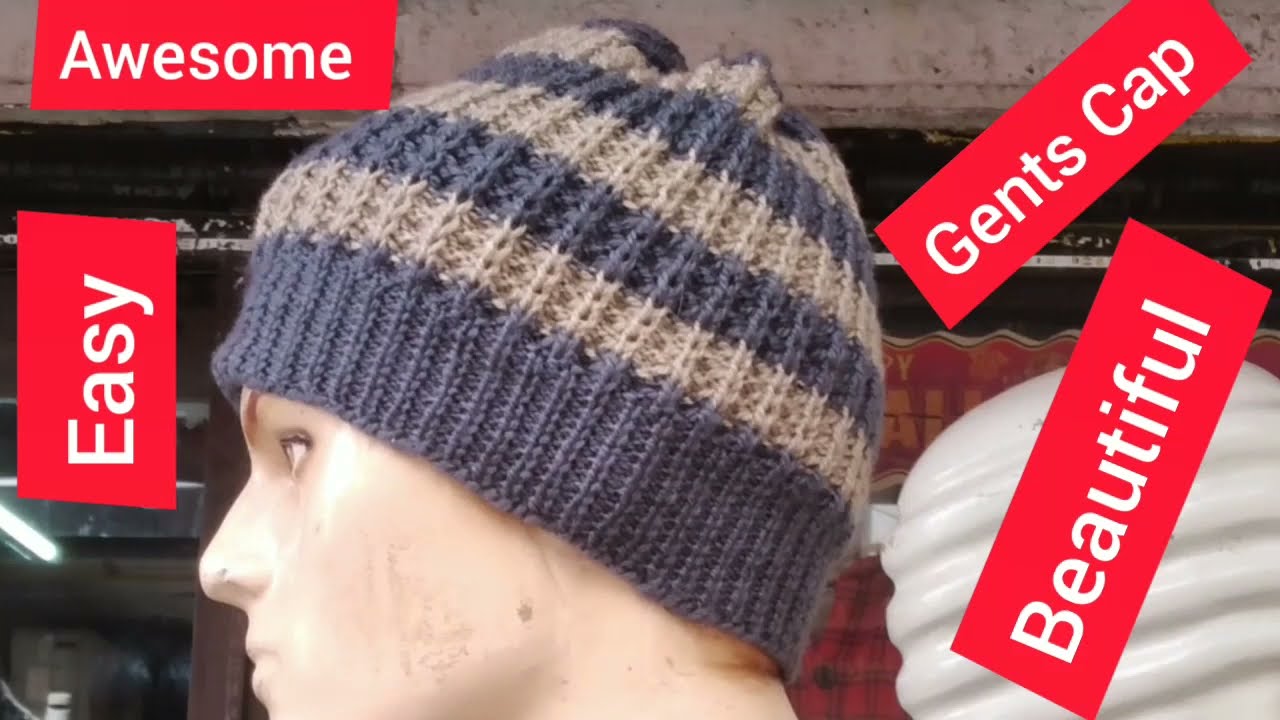 Gents Cap kaise banaye- free size unisex cap | जेंट्स टोपी- 118