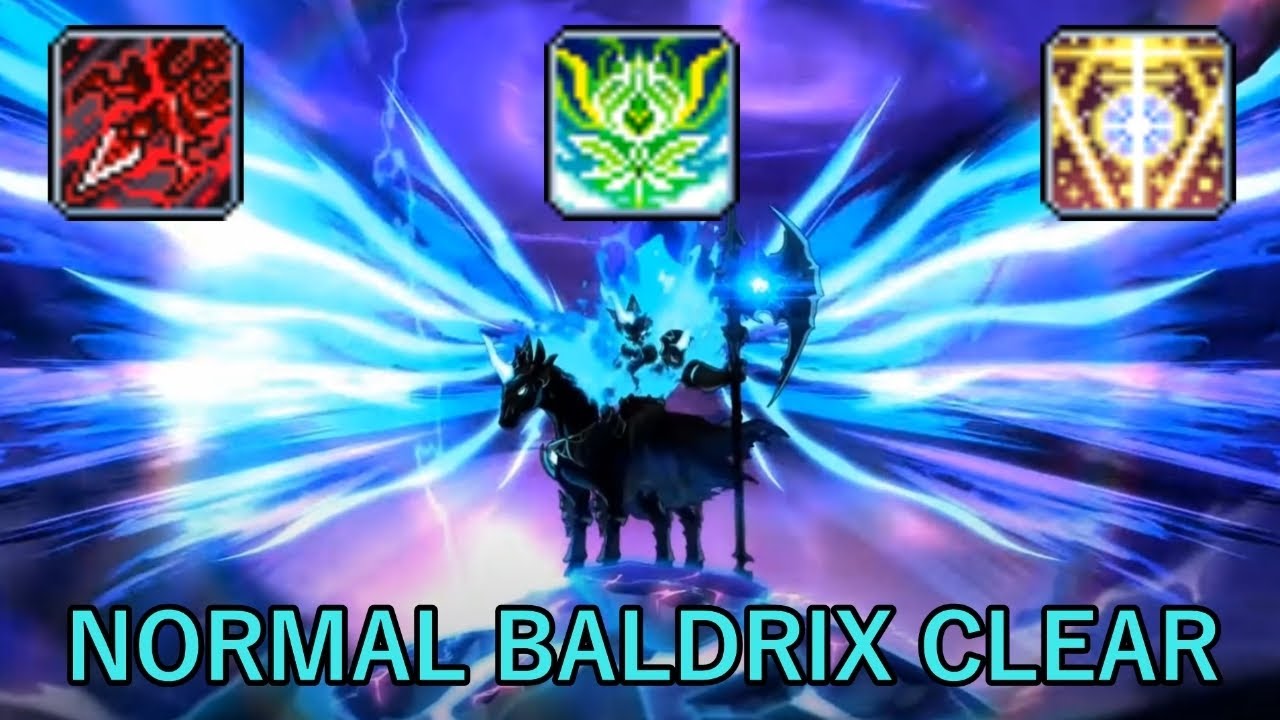 MapleStory Normal Baldrix Clear (Dark Knight, Wind Archer, Hero)