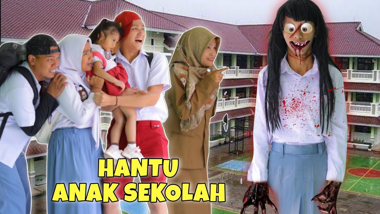 HANTU ANAK SEKOLAH SEREMNYA KEBANGETAN | CHIKAKU FAMILY