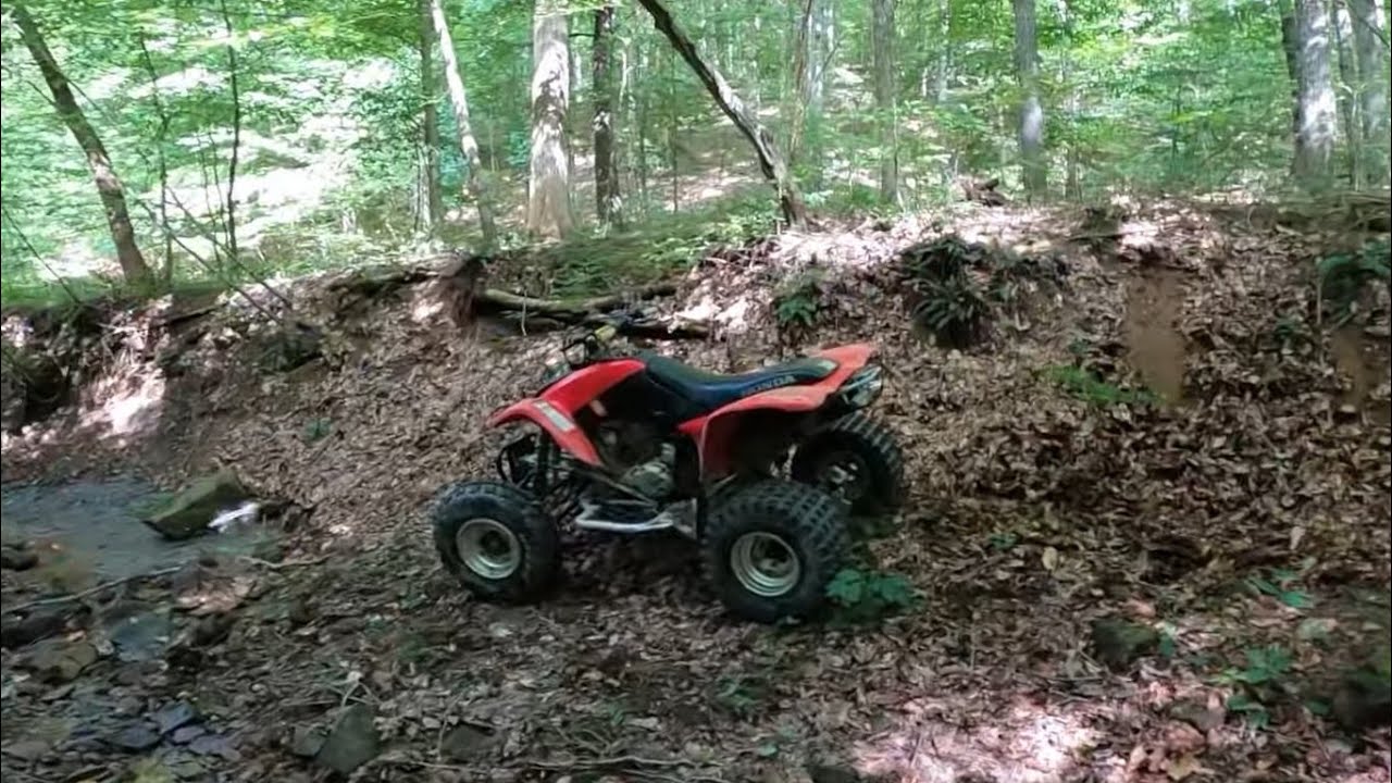 My 400ex left me stranded in a CREEK!! | 2007 Honda 400ex