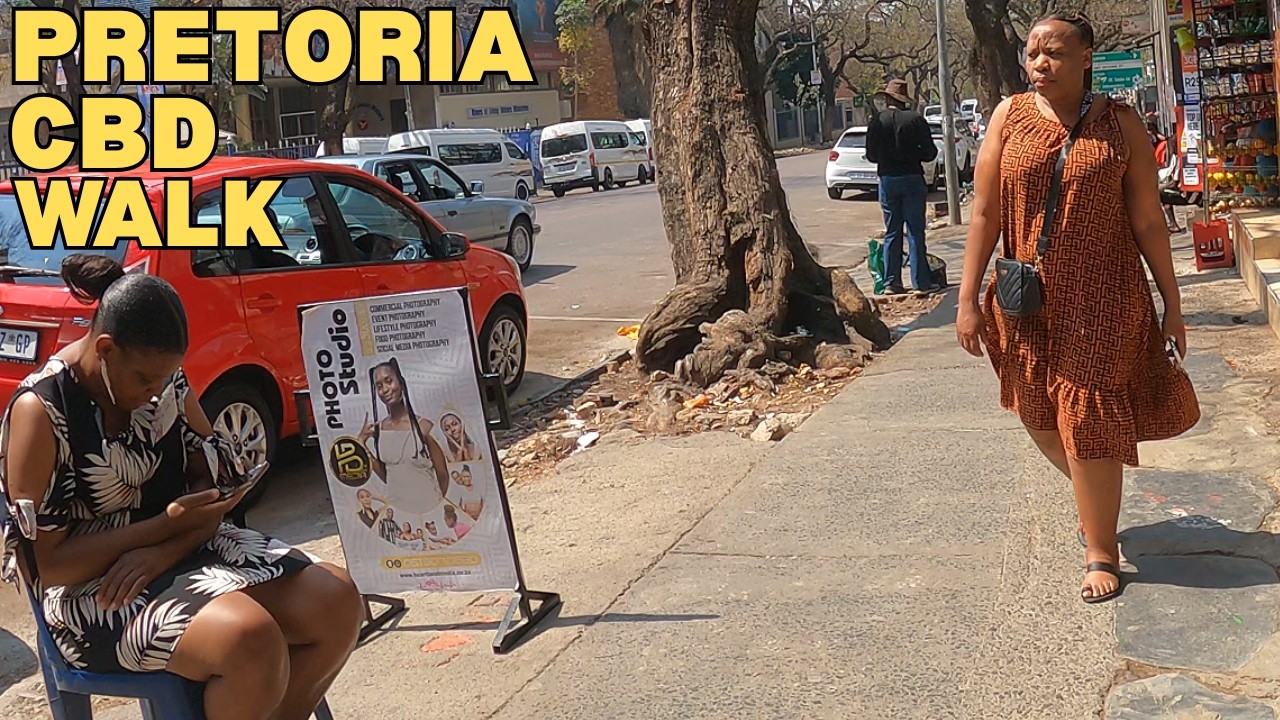 Walking Pretoria CBD on a Sunday | Bosman Rank to KFC | Real City Life