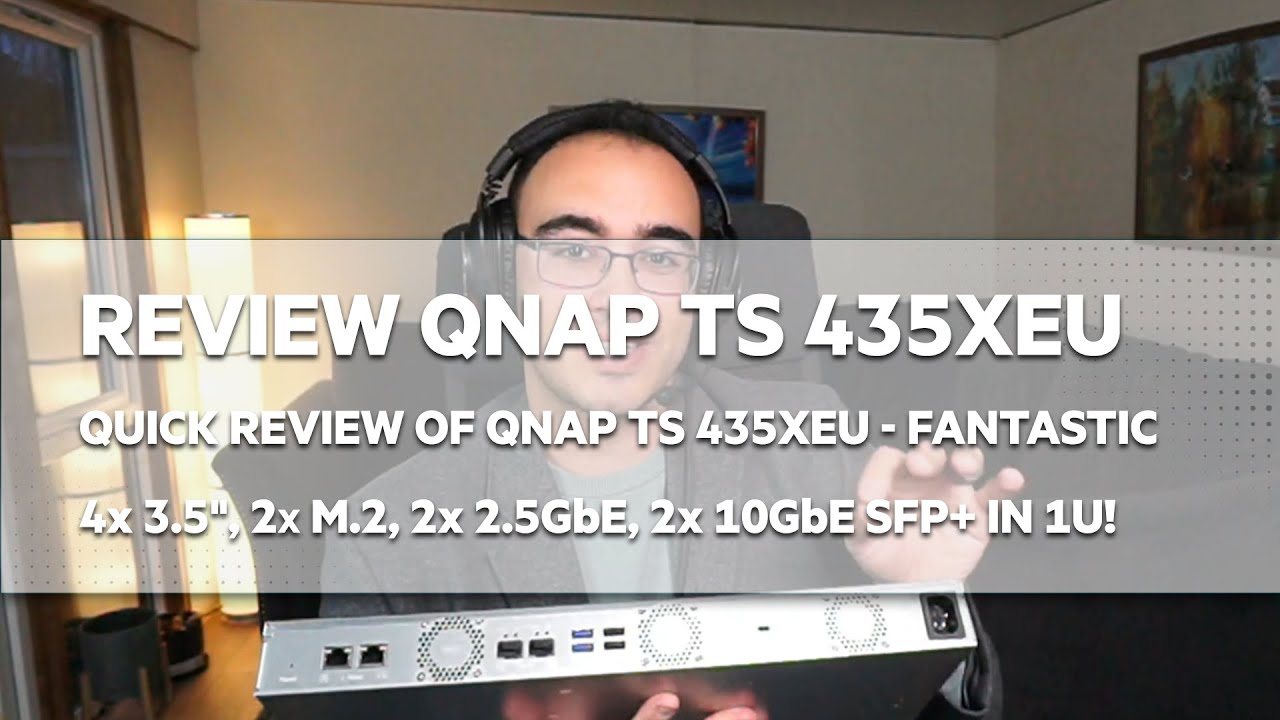 [EN] Quick review of QNAP TS 435XeU - 4x 3.5