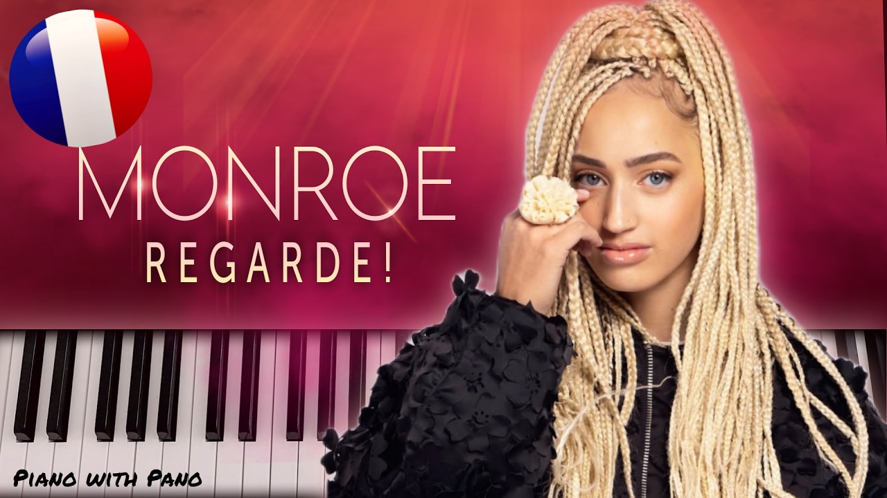 Monroe - Regarde! | France 🇫🇷 | Piano Cover | #esc2026 eurovision 2026