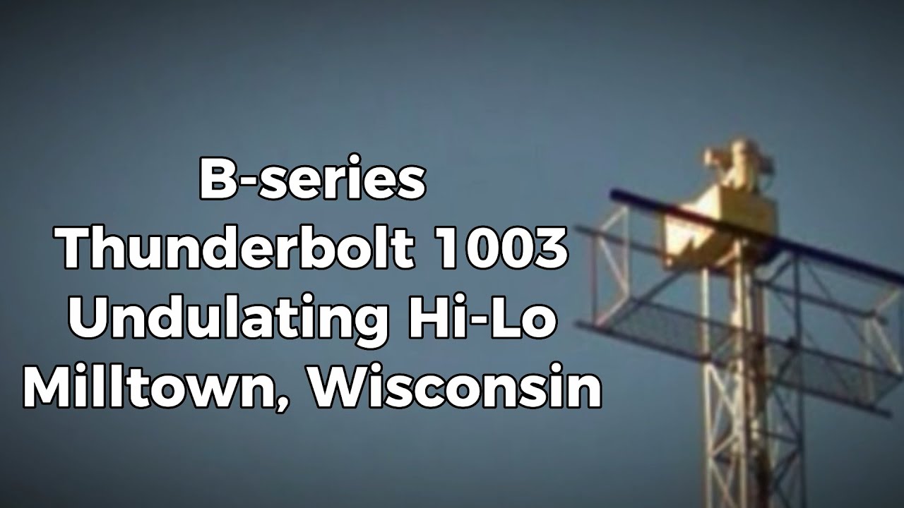 (B-series) Federal Signal Thunderbolt 1003SB | Siren Test | Undulating Hi-Lo | Milltown, Wisconsin |