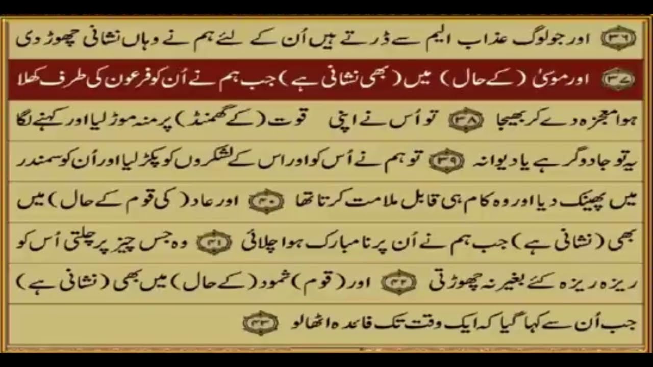 *QURAN Urdu Translation -PARA 27 - QURAN Ka Urdu Tarjuma- Spara-27- #quran #islam #qurantranslation