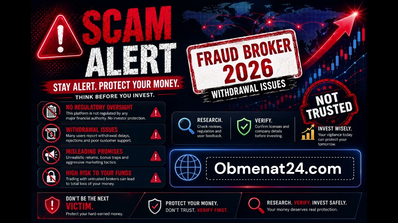 Obmenat24 Reviews 2026 | Scam or Legit? Withdrawal Problems & Complaints