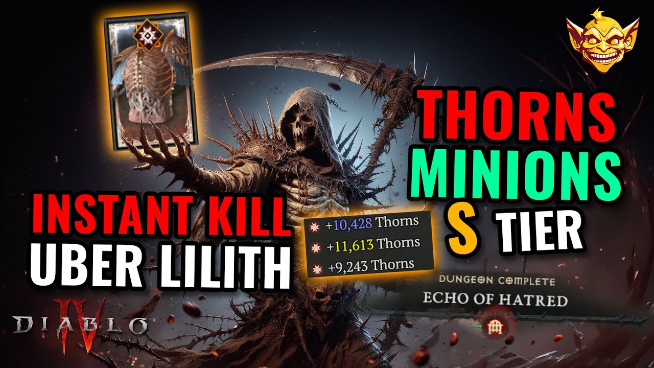 Thorns Minions Are Broken - Diablo 4 Necromancer Build Guide Season 4