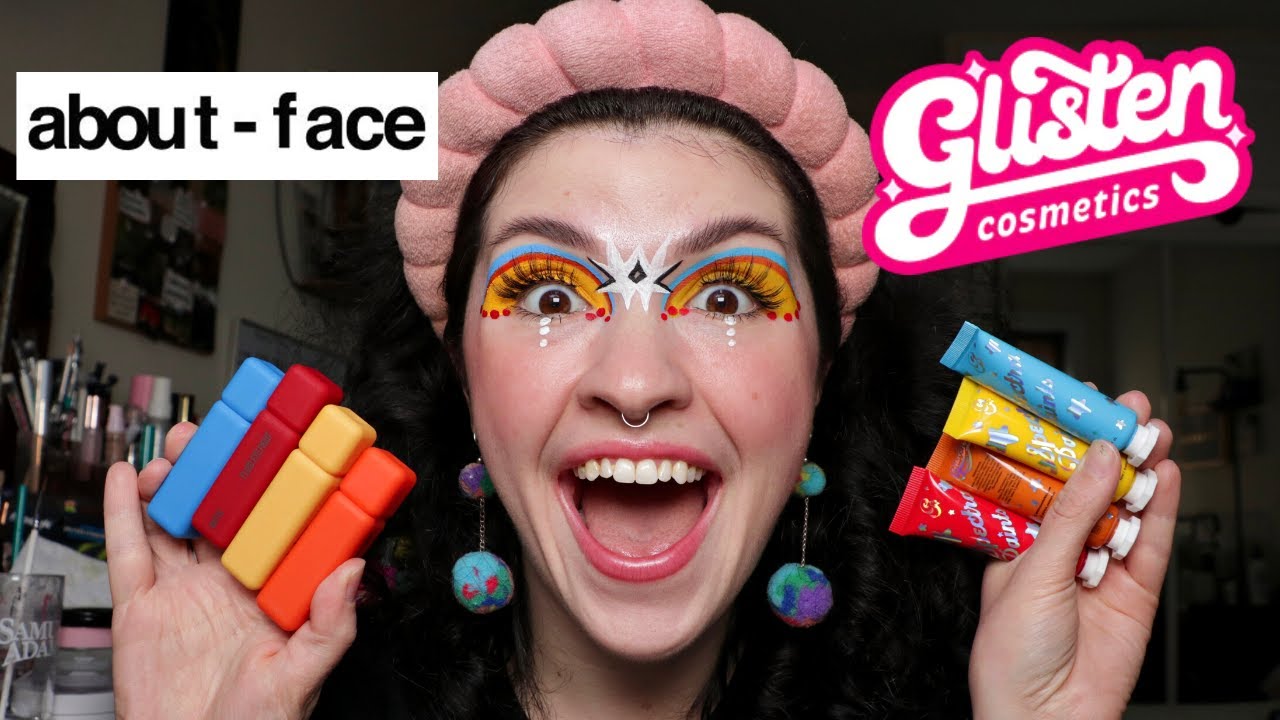 Glisten Spectra Paints vs. About-Face Matte Fluid Eye Paints🎨