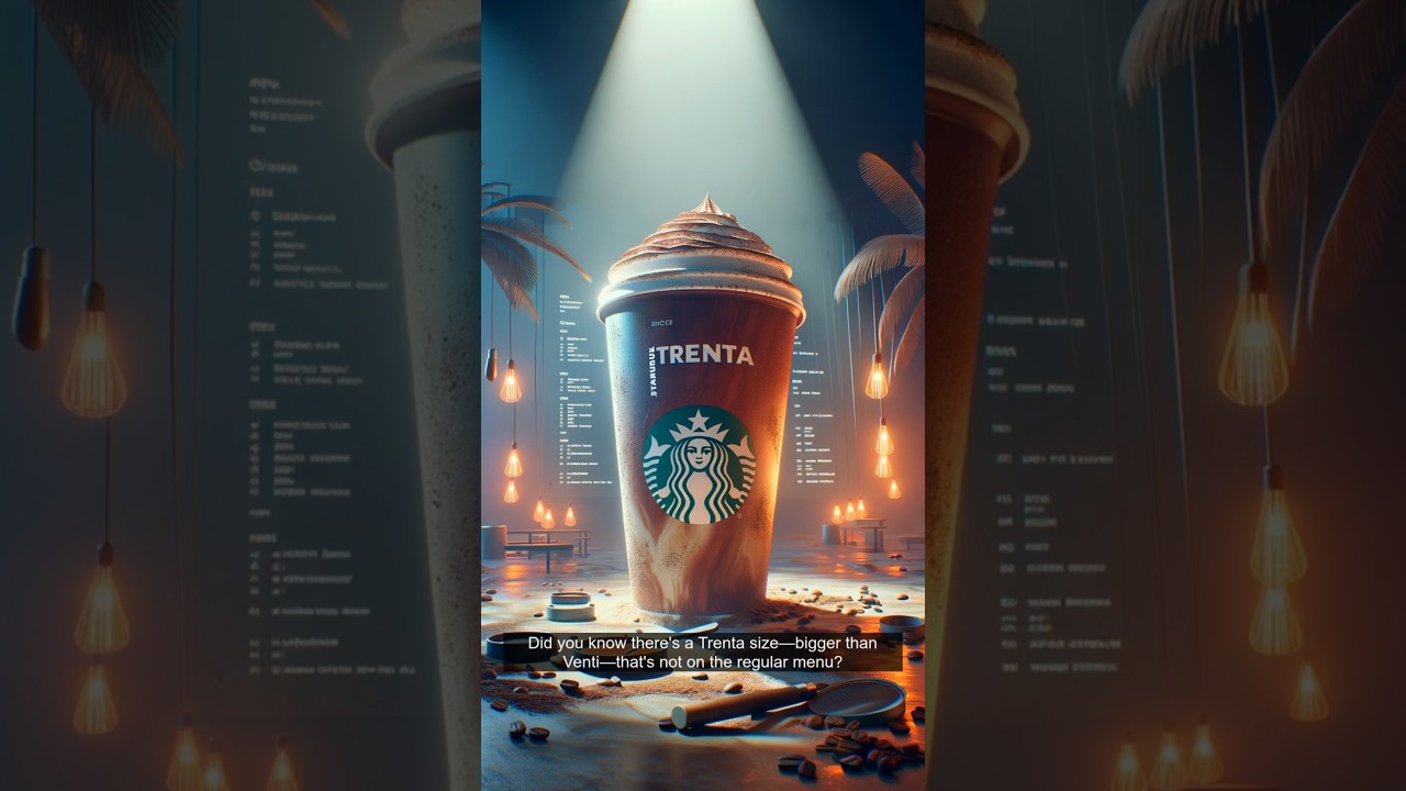 Starbucks Secrets: Unlock the Hidden Menu and the Trenta Size! #starbucks