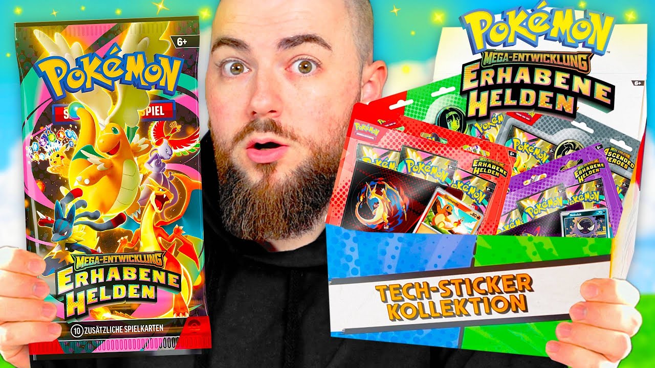 Das NEUE Pokémon Set Erhabene Helden ist MEGA!