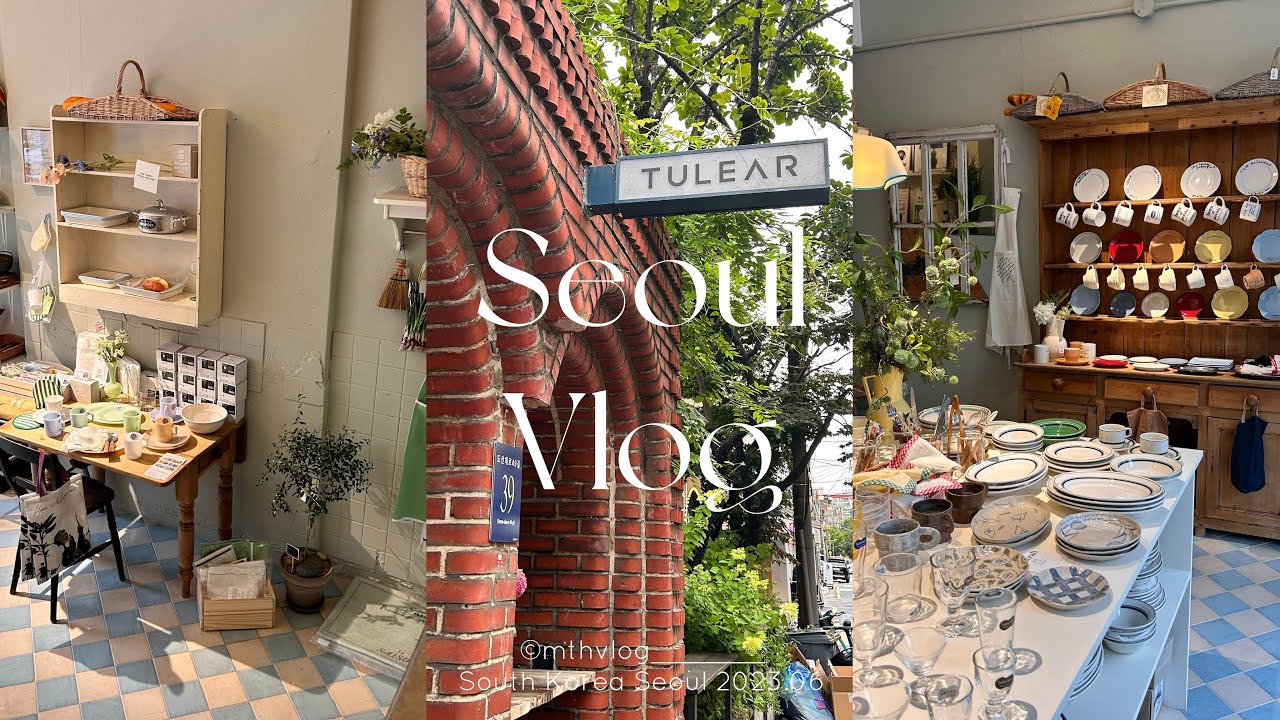 【 Seoul vlog 】1泊2日韓国ソウル旅行🇰🇷 |  今人気の雑貨屋さん🥣 | 梨泰院 緑莎坪 狎鴎亭ロデオ 現代ソウル百貨店 | BTS FESTA💜チェジュ航空