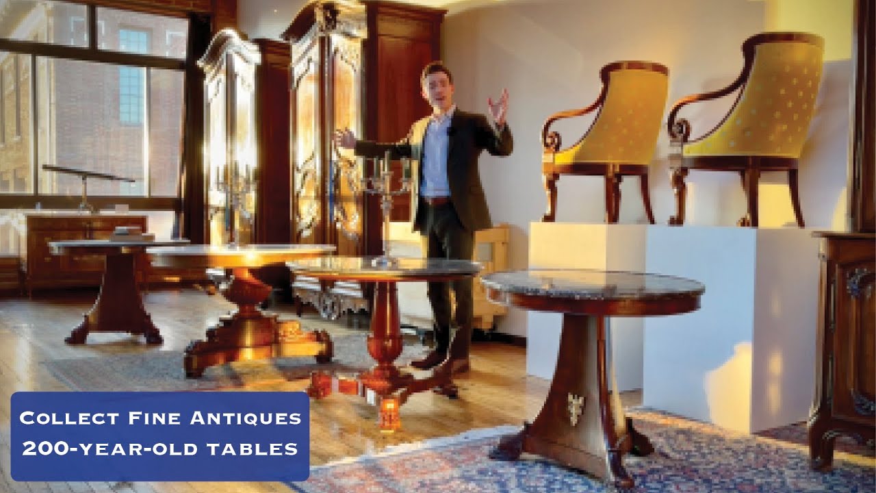 Collecting French “Antiques;” Iconic early 19th century Mahogany Center Tables! (Period Furniture)