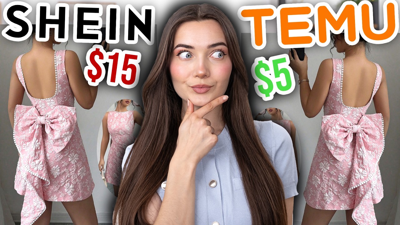Are TEMU & SHEIN Selling The SAME Products!? LET'S FIND OUT!