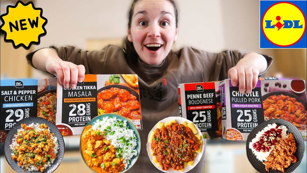 Reviewing Lidl High Protein Ready Meal Range