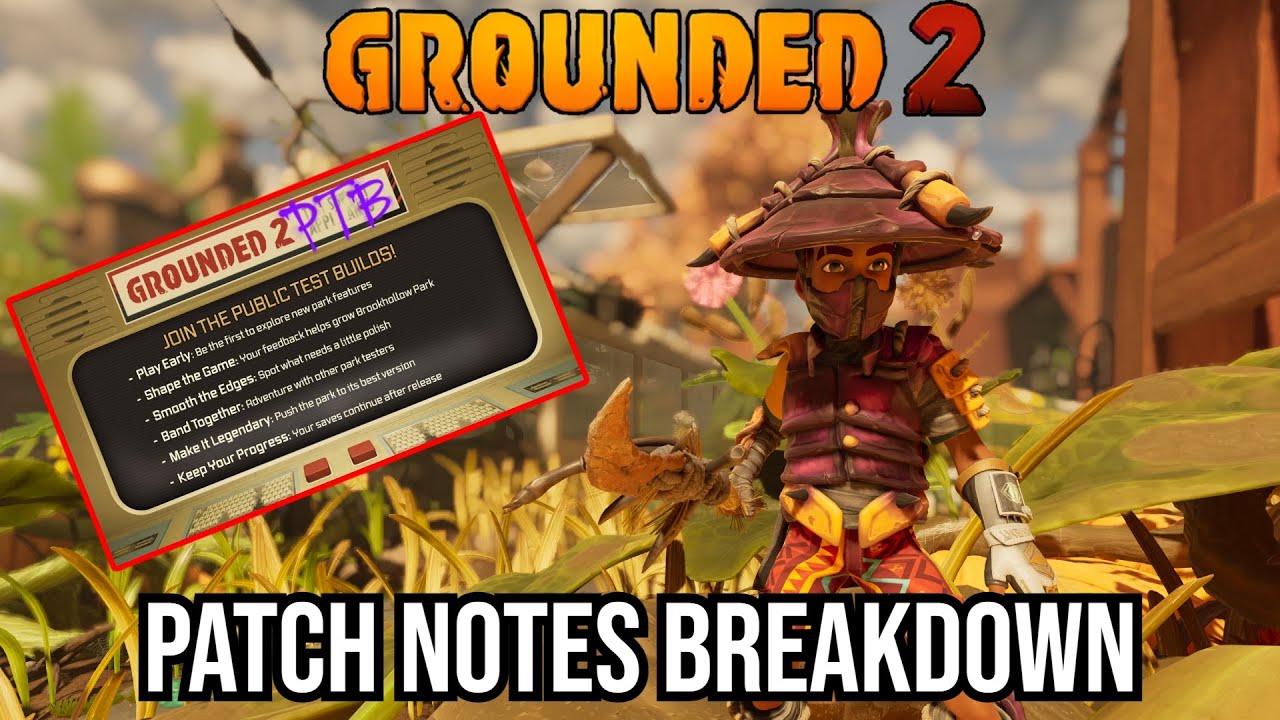 Полный список изменений в патче Grounded 2 Toxic Tangle.